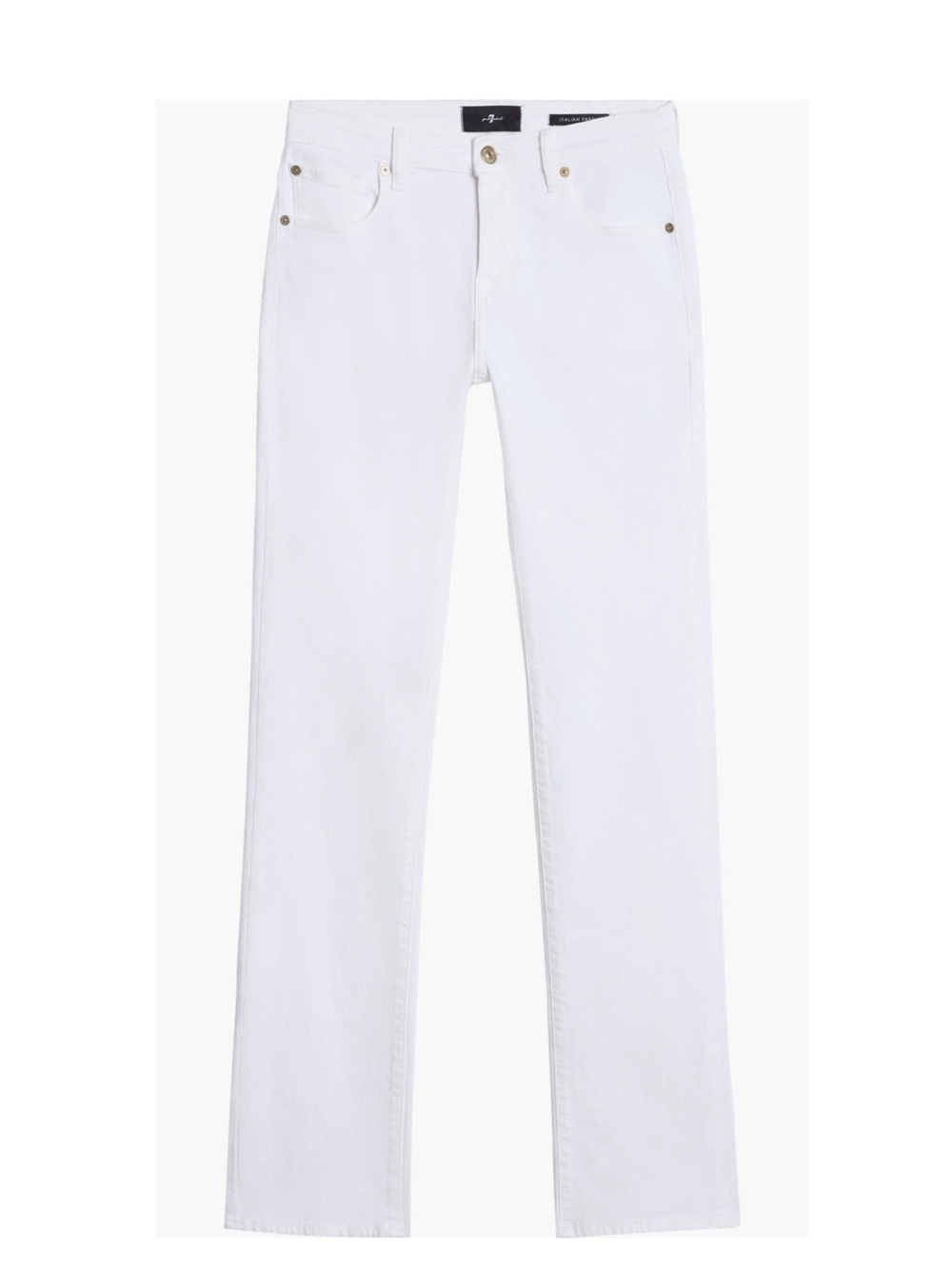 7 For All Mankind White Skinny White Jeans
